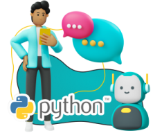 Умный чат-бот на Python - КИБЕРшкола программирования для детей, компьютерные курсы для школьников, начинающих и подростков - KIBERone г. Санкт-Петербург