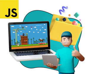 Программирование на JavaScript. Учимся создавать игры! - КИБЕРшкола программирования для детей, компьютерные курсы для школьников, начинающих и подростков - KIBERone г. Санкт-Петербург