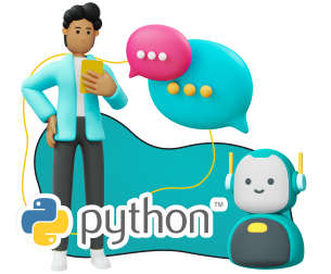 Умный чат-бот на Python - КИБЕРшкола программирования для детей, компьютерные курсы для школьников, начинающих и подростков - KIBERone г. Санкт-Петербург